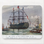 HMS Queen Zeeslag 1839 Muismat (Voorkant)