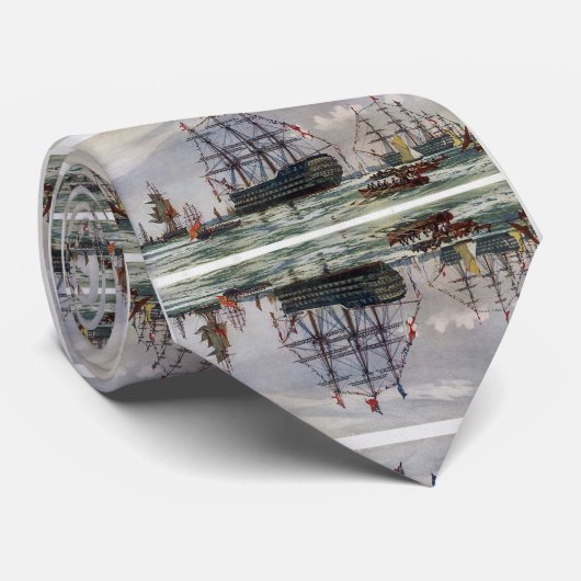 HMS Queen Zeeslag 1839 Stropdas (Opgerold)