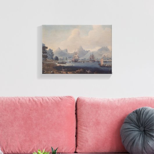  HMS-resolutie en detectie op Morea Canvas Afdruk (Insitu (Woonkamer))