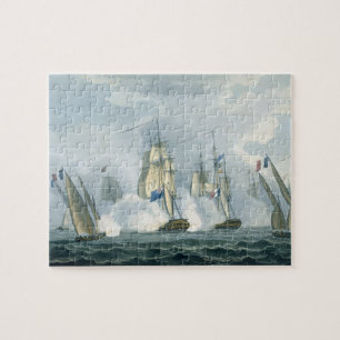 HMS Sirius, kapitein Rowse die een Frans plein in  Legpuzzel