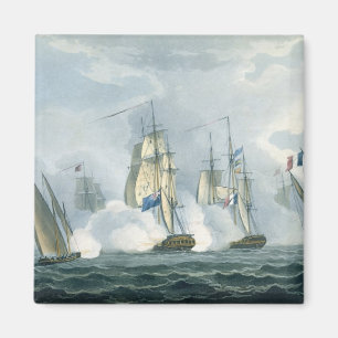 HMS Sirius, kapitein Rowse die een Frans plein in  Magneet