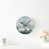 HMS Sirius, kapitein Rowse die een Frans plein in  Ronde Klok (Huis)