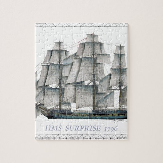 HMS Surprise 1796 Legpuzzel (Verticaal)