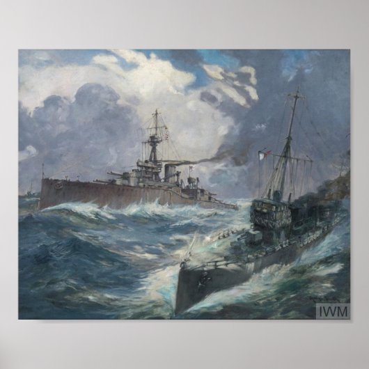HMS veroveren of schilderen Poster (Voorkant)