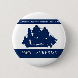hms verrassing , tony fernandes ronde button 5,7 cm