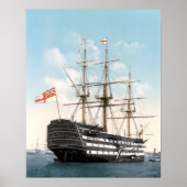 HMS Victory 16-inch x 20-inch poster (Voorkant)