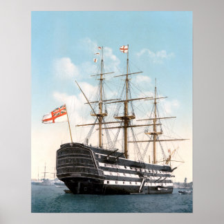 HMS Victory 16-inch x 20-inch poster