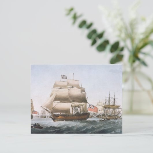 HMS Victory, 1806 Briefkaart (Staand voorkant)