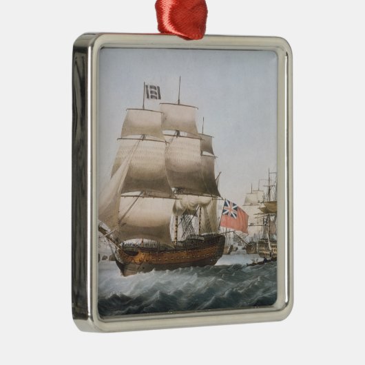 HMS Victory, 1806 Metalen Ornament (Rechts)