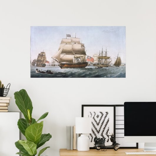 HMS Victory, 1806 Poster (Thuiskantoor)