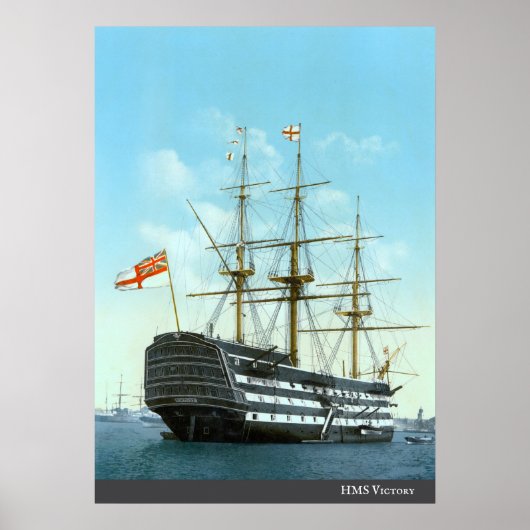 HMS Victory (1890) Poster (Voorkant)