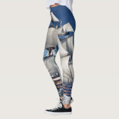 HMS Victory, 3D computer-gegenereerde illustratie. Leggings (Links)