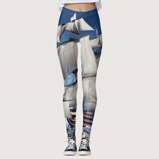 HMS Victory, 3D computer-gegenereerde illustratie. Leggings (Voorkant)