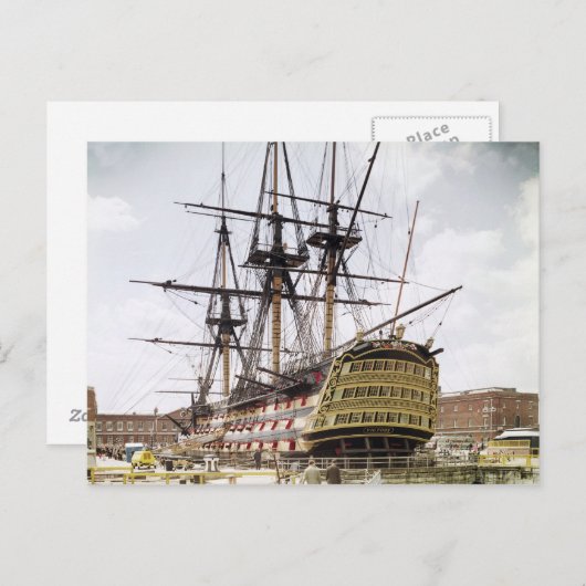 HMS Victory Briefkaart (Voorkant / Achterkant)