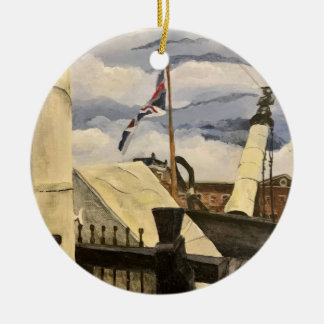 HMS Victory Brits Royal Navy Keramisch Ornament