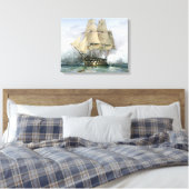 HMS Victory canvas print (Insitu (Slaapkamer))