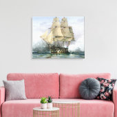 HMS Victory canvas print (Insitu (Woonkamer))