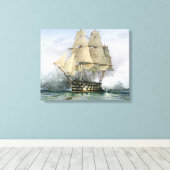 HMS Victory canvas print (Insitu (Houten vloer))