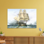 HMS Victory canvas print (Insitu (Woonkamer))