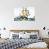 HMS Victory canvas print (Insitu (Slaapkamer))
