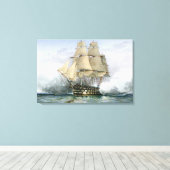 HMS Victory canvas print (Insitu (Houten vloer))