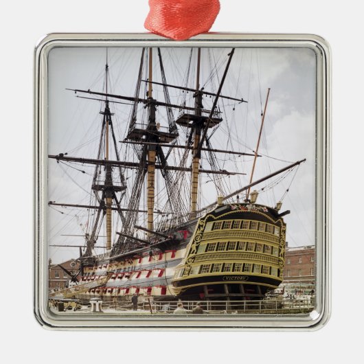 HMS Victory Metalen Ornament (Voorkant)
