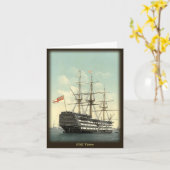 HMS Victory Note-Kaart Kaart (Gele Bloem)