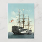HMS Victory, Portsmouth, England c.1895 Briefkaart (Voorkant)