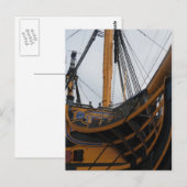 HMS VICTORY - PORTSMOUTH - UK - NELSON'S WARSHIP BRIEFKAART (Voorkant / Achterkant)