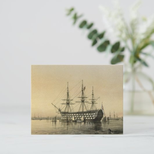 HMS Victory Post Card Briefkaart (Staand voorkant)