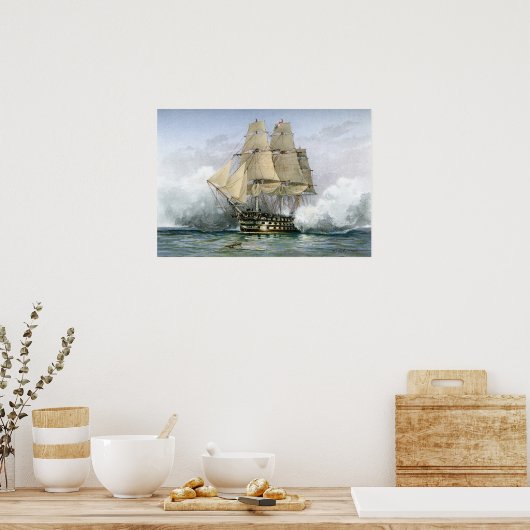 HMS Victory Poster (Keuken)