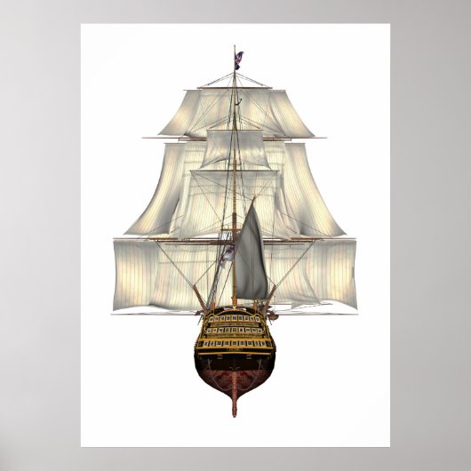 HMS Victory Poster (Voorkant)