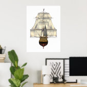 HMS Victory Poster (Thuiskantoor)