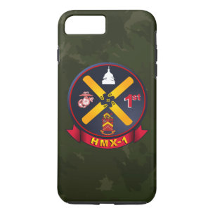 HMX-1 "Marine One" Dark Green Camo iPhone 8/7 Plus Hoesje
