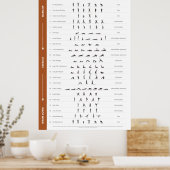 HN Workout-Poster - Groot Poster (Keuken)