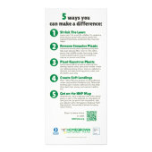 HNP "Biodiversiteit is afhankelijk van ons allemaa Reclamekaart (Achterkant)