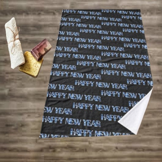 HNY-Blauwe Diamant Badhanddoek