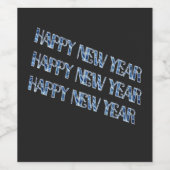 HNY-Blue Diamond Wijn Etiket (Enkel label)