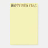 HNY-Geel-Gld Post-it® Notes (Voorkant)
