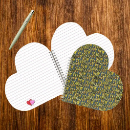 HNY Yellow Gld Spiral Notitieboek