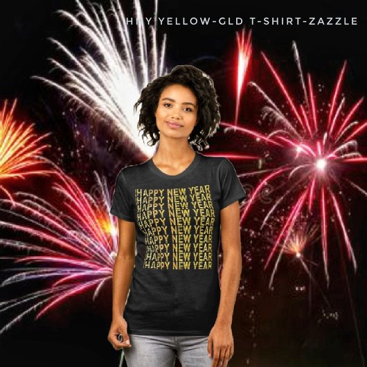 HNY-Yellow Gld T-shirt