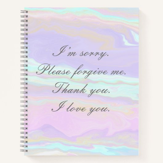 Hoʻoponopono Inspirerend Notitieboek (Voorkant)