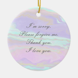 Hoʻoponopono reflecties keramisch Ornament