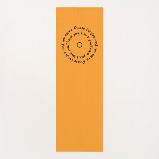 Hoʻoponopono reflecties yogamat (Voorkant)