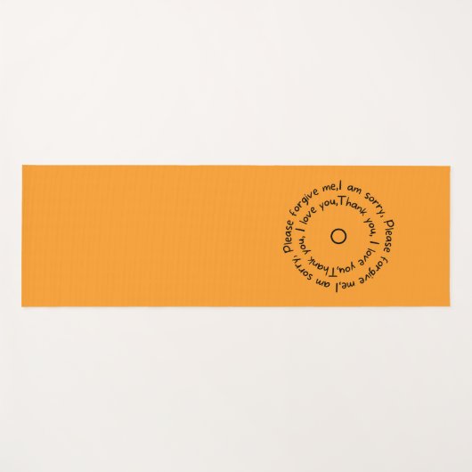 Hoʻoponopono reflecties yogamat (Voorkant (horizontaal))