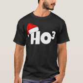 Ho3 Cubed Kerstmis HoHo Wiskunde Leraar Funny Gift T-shirt (Voorkant)