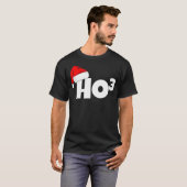 Ho3 Cubed Kerstmis HoHo Wiskunde Leraar Funny Gift T-shirt (Voorkant volledig)
