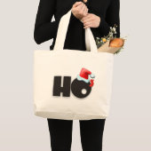 Ho3 Ho Cubed Ho Ho Ho Grote Tote Bag (Voorkant (product))