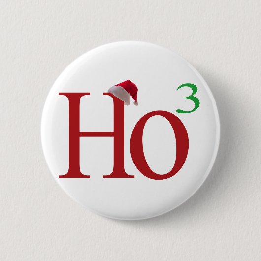 Ho3 (Ho Ho Ho) Ronde Button 5,7 Cm (Voorkant)