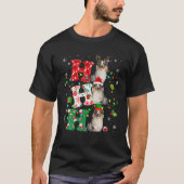 Ho3 kerstlampjes Santa Elf Reindeer Australian T-shirt (Voorkant)